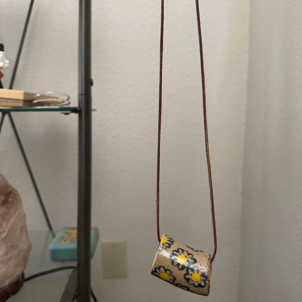 Fu Ceramics lolo tong necklace
